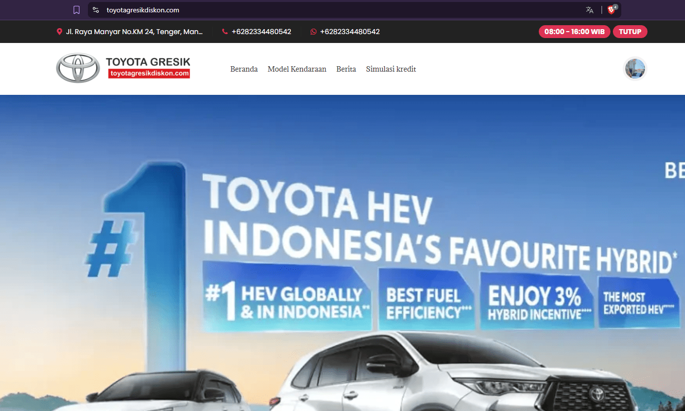 Toyota Gresik Diskon