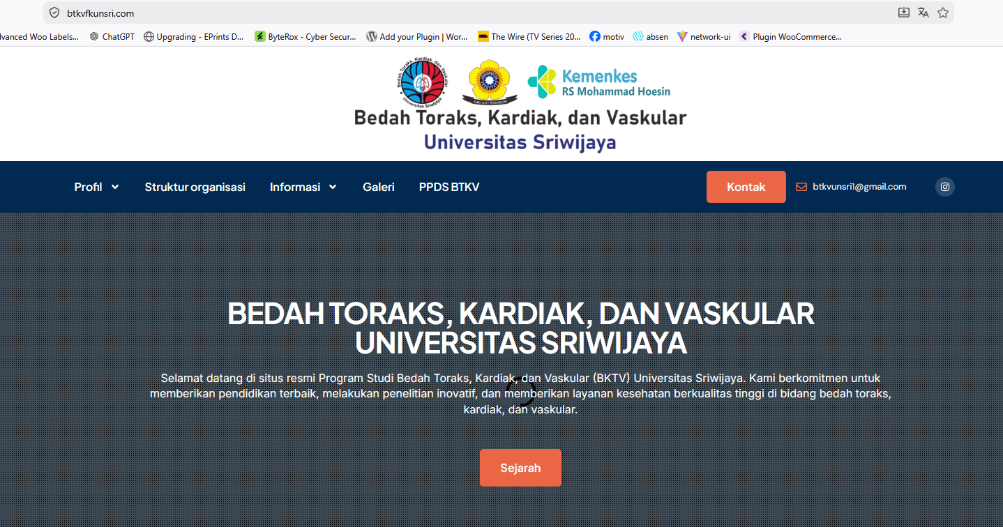 BTKV FK Universitas Sriwijaya